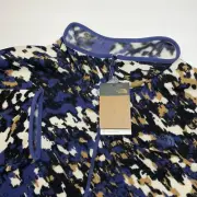 NEW The North Face Men's Big Front Range 4X 1/2 Zip Fleece Multi Color Cave Blue