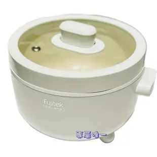 Fujitek 富士電通- 2L萬用陶瓷電火鍋 FT-PNB03 白色（限量）《專屬唯一》