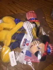 Micky and Pluto 4th of July Plush 6" inch