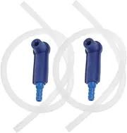 TINEASUR 2pcs Brake Fluid Bleeder Hoses Oil Bleeder Connectors for Car Maintenance Durable and Practical Brake Fluid Replacement Tool Compatible with Various Models