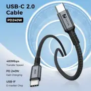 Type C To Type C Cable Fast Charging 240W Data Cables USB2.0 480Mbps IPHONE