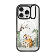 iPhone 16 Pro Impact Ring Stand Case MagSafe Compatible Awakening of Insects by Bu2ma