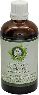 R V Essential Pure Neem Carrier Oil 100ml- Azadirachta Indica (100% Pure and Natural Cold Pressed)