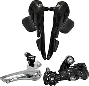Microshift R9 2x9 Speed Road Groupset, Black