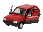WELLY FIAT PANDA RED 1:34 1/34-1/39 DIE CAST METAL MODEL NEW IN BOX 43849