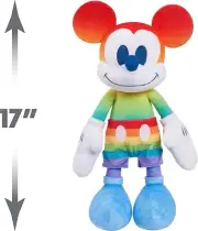 DISNEY PRIDE MICKEY LARGE PLUSH **BRAND NEW**