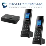 2 Grandstream DP720 DECT Cordless HD VoIP Telephone Handset + DP750 Base Bundle