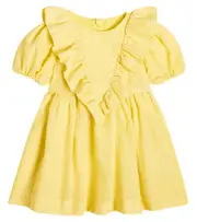 [Stella McCartney Kids] Stella McCartney Kids Baby cotton-blend dress M 3 yellow