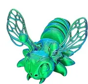3D Printed Bees,3D Printed Movable Animal Toy - Children Supplies, Collectible Model for Home, Kindergarten, Nursery, Preschool