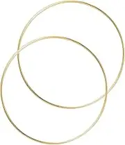 HAMPPLIES 2Pcs Crafting Ring Dream Catcher Frame for Decor Sturdy Wreath Ring for Creative Crafts and Wind Chimes for Ribbon Projects