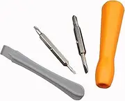 Doorbell Disassembly Screwdriver Kit, 4Pcs Screwdriver Ring Doorbell Screws Ring Screwdriver Ring Doorbell Screwdriver,Ring Doorbell Screwdriver Replacement Alloy Steel Double-Ended Screwdriver Tool