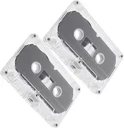 FELTECHELECTR 90 Min Blank Cassette Tape for DIY Decor Handcraft Accessory Small Cassette Tape for Wall