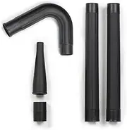 WORKSHOP Wet/Dry Vacs Gutter Cleaning Kit WS25051A 2-1/2-Inch Wet Dry Shop Vacuum Accessories Designed for Gutter Cleaning, Black
