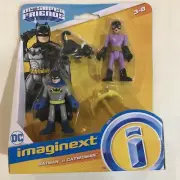 2020 Imaginext DC Super Friends Batman & Catwoman 2" Figure NEW NIB FREE S/H