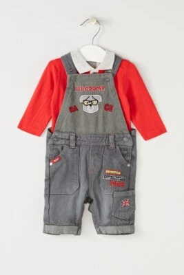 Set Baby Boy Lee Cooper No. 4. Color Grey Gift for Baby