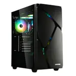 保銳 安耐美ENERMAX 電腦機殼MS30 冰曜石ECA-MS30-BB-ARGB ATX 黑色