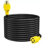 Leisure 30 Amp STW 50' 4 Prong Generator/Industrial Locking Extension Cord
