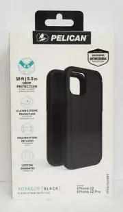 PELICAN - VOYAGER Case for iPhone 12 and iPhone 12 Pro (5G) - Black