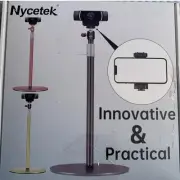 Webcam Stand Light Stand Tripod with 360 Rotatable Ballhead for DSLR Camera