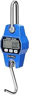 [Generic] Digital 300kg/600lb Hanging-Scale Portable ndustrial Electronic Heavy Duty Weight Blue