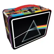 Aquarius Pink Floyd 22cm Carry All Tin Box Container Storage w/ Handle Rect