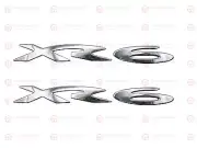 XR6 Badge Pair Set For Ford Falcon BA BF FG - Rear Boot or Side Skirt Emblem X2