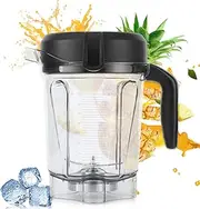 for Vitamix Blender Pitcher 64oz Low-Profile, Replacement Vitamix Container Jug with Blender Blade Assembly, Fit for vitamix Blender Classic C-Series 5200 6300 5000 5500 4200 4500 750 Blender Cup