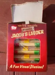 THE TOY NETWARK WOODEN JACOB'S LADDER TUMBLING BLOCK TRICK IN BOX