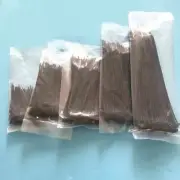 500 Piece Assorted Black Zip Ties