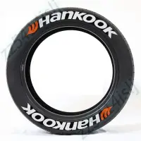 在飛比找蝦皮購物優惠-【新款連體】汽車輪胎字母貼 連體Hankook 3D立體英文