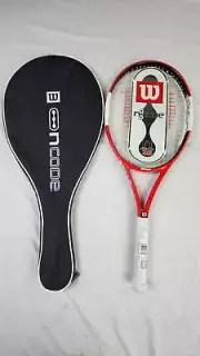 Wilson Roger Federer Sign. Youth Tennis Racket (T5476) w/ Cover - 4 in, Strung
