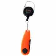 Marine Deals Folding Scissors with Retractable Holder Orange