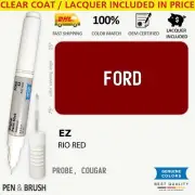 EZ Touch Up Paint for Ford Red PROBE COUGAR AA HN RIO RED Pen Stick Scratch Chip