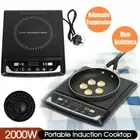 220V 2000W Electric Induction Cooktop Portable Cooker Kitchen Cooktop Tool AU