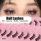 Natural False Eyelashes Long Wispy Cat Eye False Eyelashes Eyelash Extension