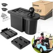 10L0L Golf Cart Ball Washer and Club Cleaner Kit, Detachable Golf Club Head and Ball Washer Golf Cleaner for EZGO Club Car Yamaha