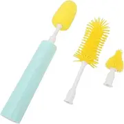 Electric Bottle Brush Cleaner, Double Clean, 360° Cup Wall Cleaning, Rechargeable, IPX7 Waterproof, for Bottles, Nipples, Straws, Cups