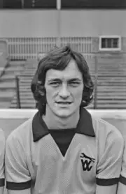 English footballer Kenny Hibbitt of Wolverhampton Wanderers FC, UK, - Old Photo
