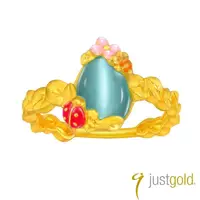 在飛比找momo購物網優惠-【Just Gold 鎮金店】夏日蜜語 黃金戒指