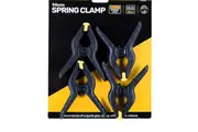 16X Spring Clamps Strong Grip Swiveling Jaws Smooth Edges Handy Clamp 9cm