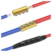 2X(30pcs 6 AWG Wire Connector Kit,80A Splicing Wiring Connection6507