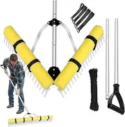 Lake Rake for Muck - Lake Weeding Rake,Floating Algae Cleaning Tool for Baseball Fields Courtyards, Pond Weeding Supplies