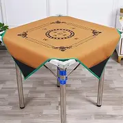 Mahjong Table Cover Mat Anti-Slip Slient Mahjong Majiang Poker Paigow Card Game Mat Tablecover 39.37 * 39.37in(100 * 100cm) with Pocket