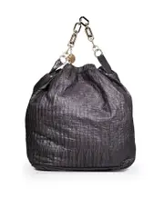 Black Vegan Suede Tote Bag