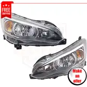 Headlights SU2503160 SU2502160 set 2 pc for 2017-2022 Subaru Impreza Base (for: Subaru)