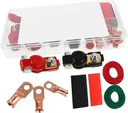 GANAZONO Negative Battery Terminal Clamp Kit Compatible Car Batteries Brass Construction Simple Wiring