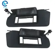 Pair Sun Visor Sun Shades W/Lights Mirror For 1997-03 2004 Chevrolet Corvette C5 (for: Chevrolet)