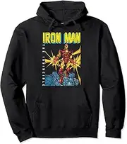 [Marvel] Avengers Iron Man The Invincible Dark Portrait Pullover Hoodie