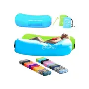 2 Pack Inflatable Loungers Air Sofa Couch | Perfect for Beach Chair Camping