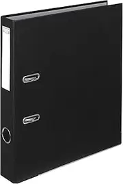 ColourHide A4 Half Lever Arch File, Black